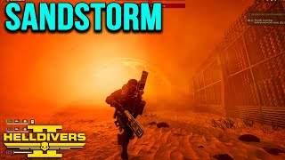 Sandstorm  Planetary Hazards Update in Helldivers 2 [upl. by Faires]