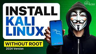 Install KALI LINUX on Your Phone Rootless  Without Any Error 2024  Latest Version [upl. by Arjan]