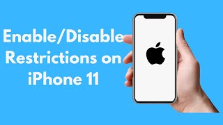 iPhone 11  How to EnableDisable Restrictions on iPhone 11 [upl. by Anawyt]