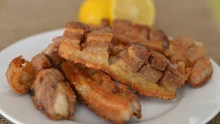 COLOMBIAN CHICHARRÓN  How To Make Fried Pork Belly  SyS [upl. by Belva]