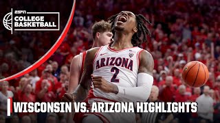 Wisconsin Badgers vs Arizona Wildcats  Full Game Highlights [upl. by Gatian]