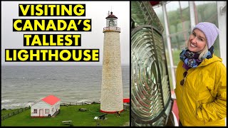 Visiting Canadas Tallest Lighthouse  Gaspésie Québec Canada [upl. by Eerok693]