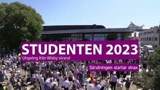 Studenten 2023  utspring från Wisby strand [upl. by Ahmar493]