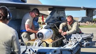 Air National Guard – Fighter Jet Weapons Loading [upl. by Lenz]