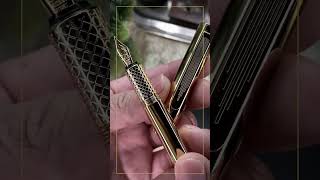 Unboxing Elegance Scriveiner Gold Fountain Pen [upl. by Albur]