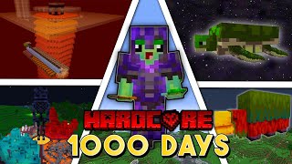 I Survived 1000 Days In Hardcore Minecraft FULL MOVIE [upl. by Samala]