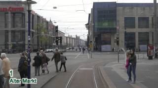 Straßenbahn Magdeburg linia 1 [upl. by Amersham825]