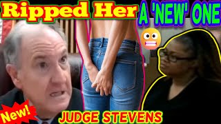 Judge TEARS into LAZY Lady Ripped Her a NEW ONE Judge Stevens fafo courtlive [upl. by Natehc243]