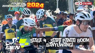 Stage 4  Start Pantai Boom  Tour De Banyuwangi Ijen 2024 [upl. by Doi]