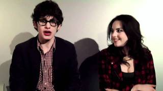 Matthew amp Elizabeth from Victorious chat to Mizz Mag TV [upl. by Ardyce]