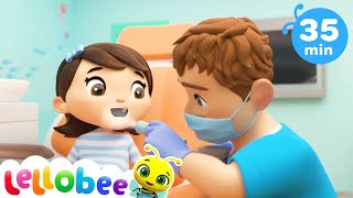 Wobbly Tooth Song Going to the Dentist  Lellobee Nursery Rhymes amp Baby Songs  ABCs amp 123s [upl. by Odnolor]