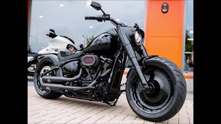 HarleyDavidson  FLFBS Fat Boy 131 Custom  Oude Monnink Motors  2021 slideshow special [upl. by Znieh]