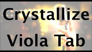 Learn Crystallize on Viola  How to Play Tutorial [upl. by Eirb261]