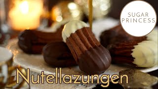 BESTES SCHOKOSPRITZGEBÄCK Nutellazungen Schokozungen einfach selber backen  Rezept Sugarprincess [upl. by Euginom]