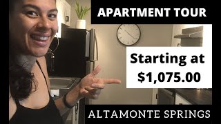 Altamonte Springs Apartment Tour  Orlando Living for 1075  Very Large [upl. by Hourihan]