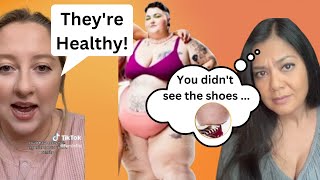 Obese Models Existing or Glorifying  Fat Acceptance TikTok Cringe [upl. by Ykcor809]