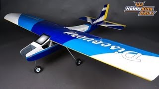 HobbyKing Daily  Discovery Balsa HiWing Trainer GlowEP [upl. by Anaiuq]