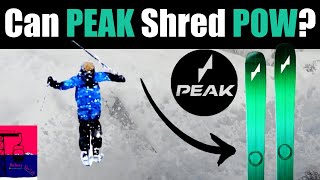 PEAK Skis in the POWDER [upl. by Auqeenahs]