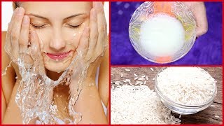 BOILED RICE WATER FACE WASHDIY ACNE AND PIMPLE REMOVER [upl. by Enneite845]