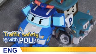 Trafficsafety with Poli  06Rainy Day dangers [upl. by Siuqramed]