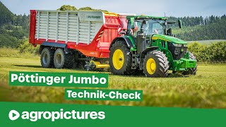 Der neue Pöttinger Jumbo 7450 Kombi Ladewagen im Test  Agropictures Technik Check [upl. by Bosch]