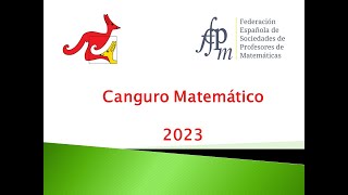 Sesión de dudas Canguro Matemático 2023 [upl. by Anitan]