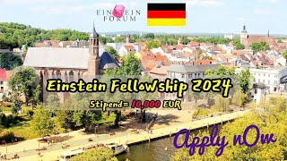 How To Apply For Einstein Fellowship In Germany Summer House EUR 10000 [upl. by Lramaj]