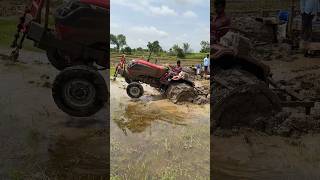 Solis tractor working in mud shorts trending tractor [upl. by Boyse100]