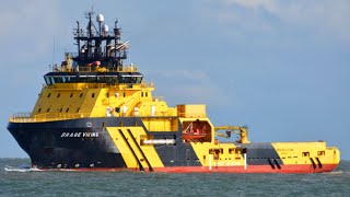 The Biggest Anchor Handling Tug Supply Vessels In The World [upl. by Odradlig]