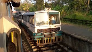 Sri Lanka Railway Rail Bus No13 amp 14 Arriving Nagollagama Railway Station [upl. by Airamat255]