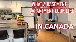 Living in Canada  What basement apartment looks like in Toronto [upl. by Oderfodog]