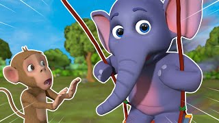 Hathi Raja Kahan Chale  हाथी राजा कहाँ चले  Ek Mota Hathi  Hindi Rhymes [upl. by Ramsden]