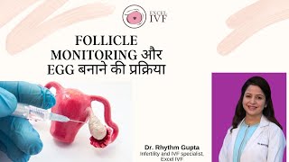 Follicle monitoring और egg बनाने की प्रक्रिया in Hindi  Dr Rhythm Gupta  Excel IVF [upl. by Eelirol]