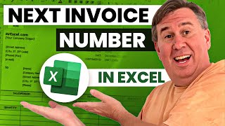 Excel  How to Auto Generate Next Invoice Number Episode 1505 [upl. by Htidirrem]