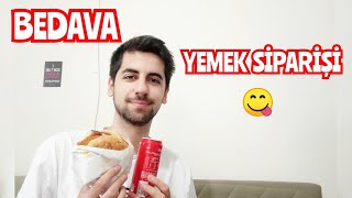 BEDAVA YEMEK SİPARİŞİ NASIL VERİLİR  BİTMEDEN İZLE  İNDİRİM KODU  YEMEKSEPETİ [upl. by Aibsel144]