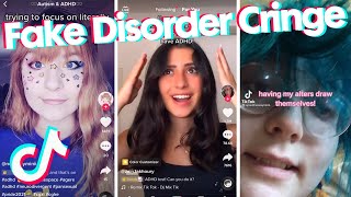 Fake Disorder Cringe  TikTok Compilation 15 [upl. by Ahtibat]