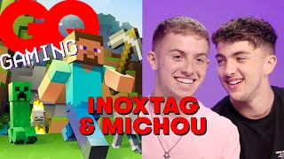 Michou et Inoxtag jugent 6 succès du gaming  Minecraft Among Us Super Mario Bros  GQ [upl. by Grayson]