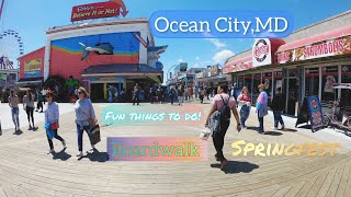 Ocean City Maryland  Fun Things to Do  OC Springfest 2023  Sights and Sounds [upl. by Eelirrem]