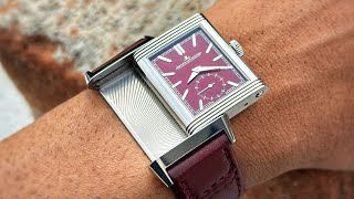 Jaeger Lecoultre Reverso Tribute Burgundy [upl. by Marilin298]