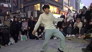 231119 kpop cover dance team ONE OF  Guilty TAEMIN Hongdae busking [upl. by Buford]