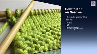 Before You Start Knitting Overview  Beginner Needle Knit Series QUESTIONS answered [upl. by Burrill]