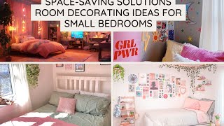 Space Saving Solutions Room Decorating Ideas for Small Bedrooms [upl. by Arevle]