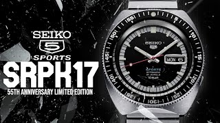 Seiko 5 Sports 55th Anniversary Limited Edition SRPK17 [upl. by Dygall]