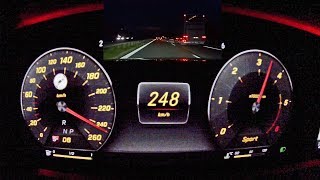 2017 Mercedes E350 d W213 0248kmh acceleration [upl. by Collayer]