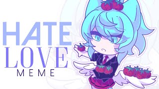 Hate Love  MEME  Gacha Club [upl. by Carine620]