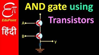 AND gate using TRANSISTORS  video in HINDI [upl. by Aleina960]