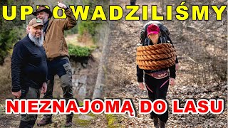 Jej pierwszy raz W HAMAKU bushcraft outdoor wildcamping [upl. by Gnap341]