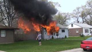 Fire Consumes A House And Multiple Pets In New Chicago [upl. by Atiz867]