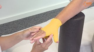 Hand Bandaging Finger Thumb and Wrist [upl. by Myrtle]