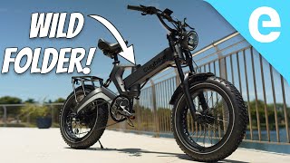 EUYBike K6 Pro A Weird FullSuspension Folding Fat Tire EBike [upl. by Luciana]